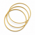Set of 3 plain bangles