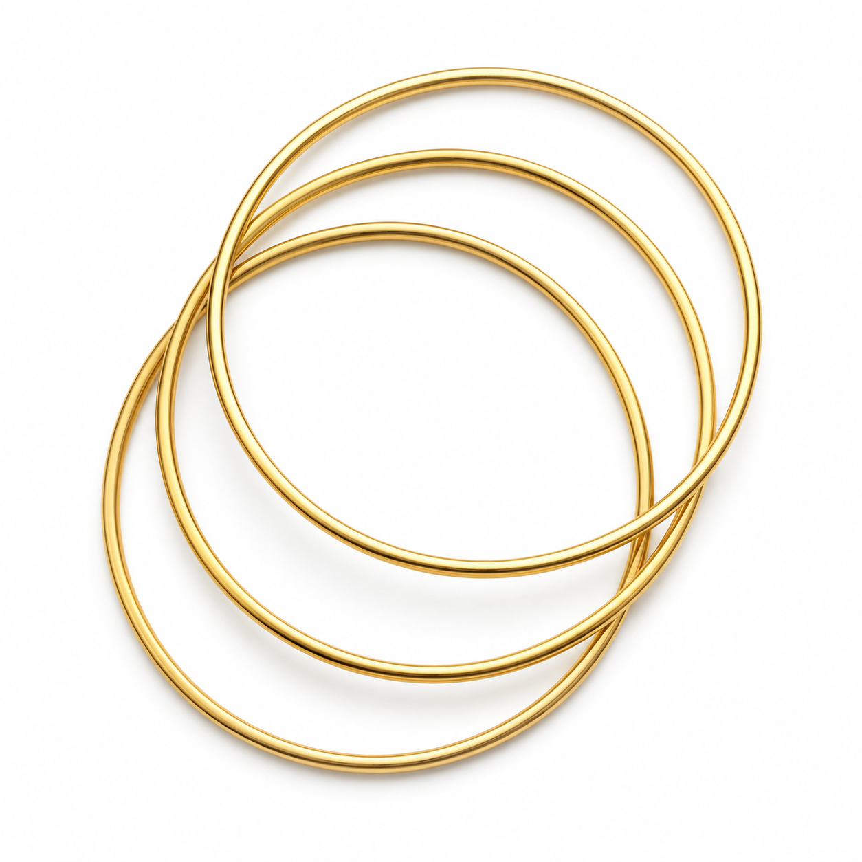 Set of 3 plain bangles