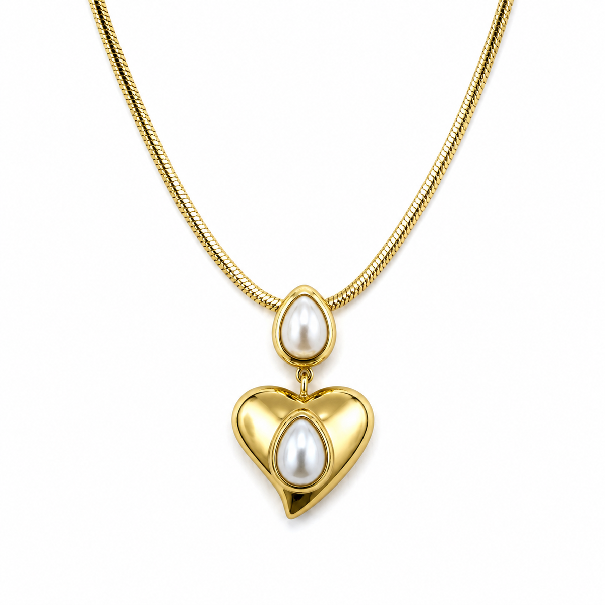 Heart Pearl Set