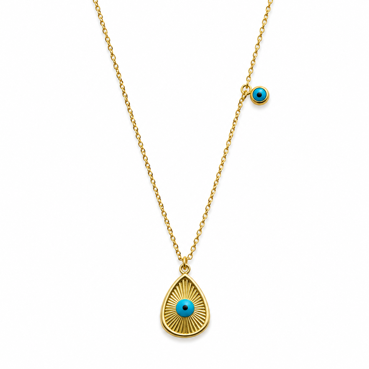 Evil Eye Drop Eye Necklace
