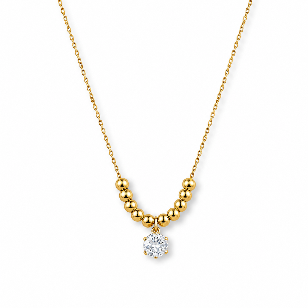 stone ball  Necklace
