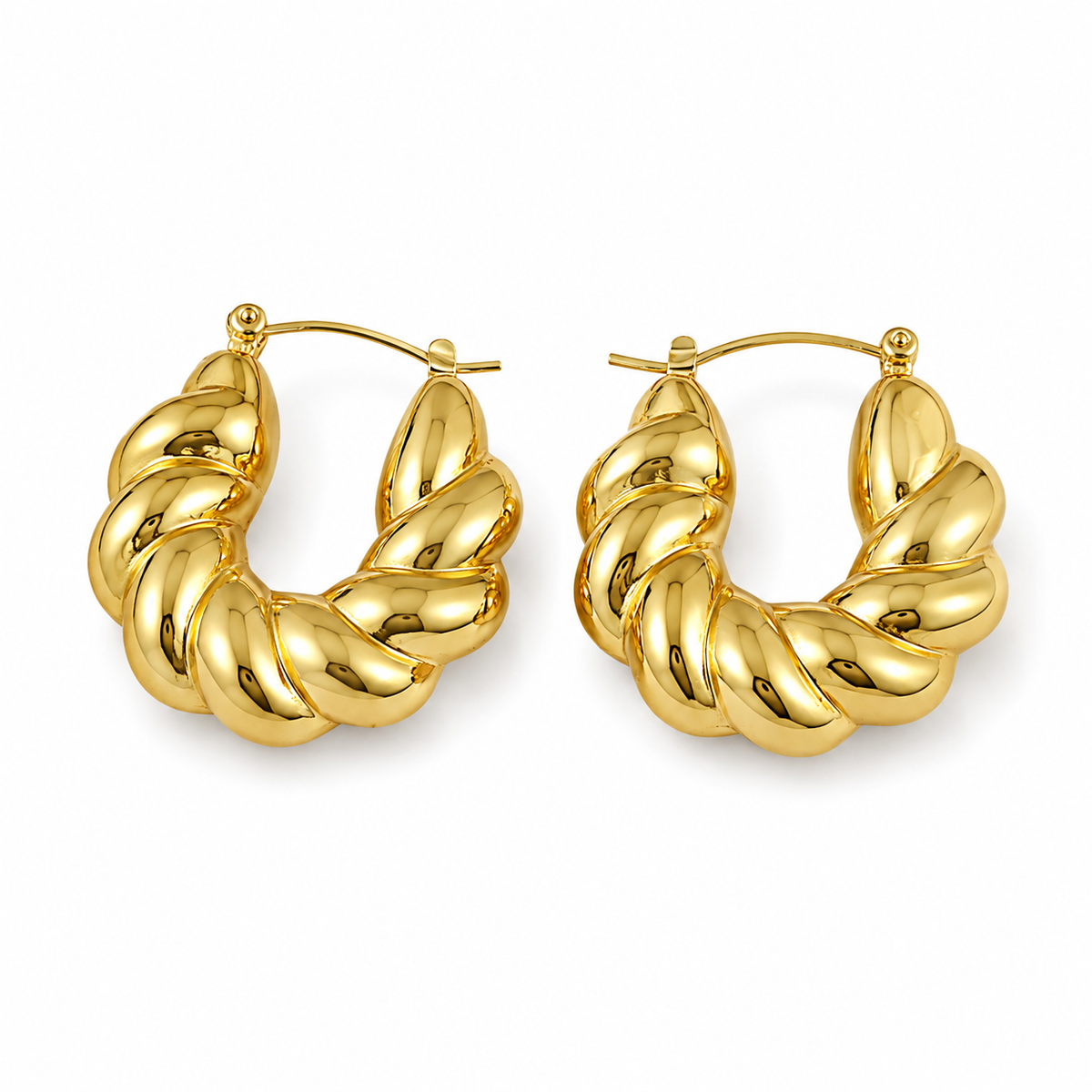 Bold Breeze Chunky Hoops