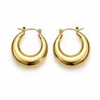 Plain Chunky Hoops