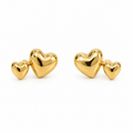 Heart studs