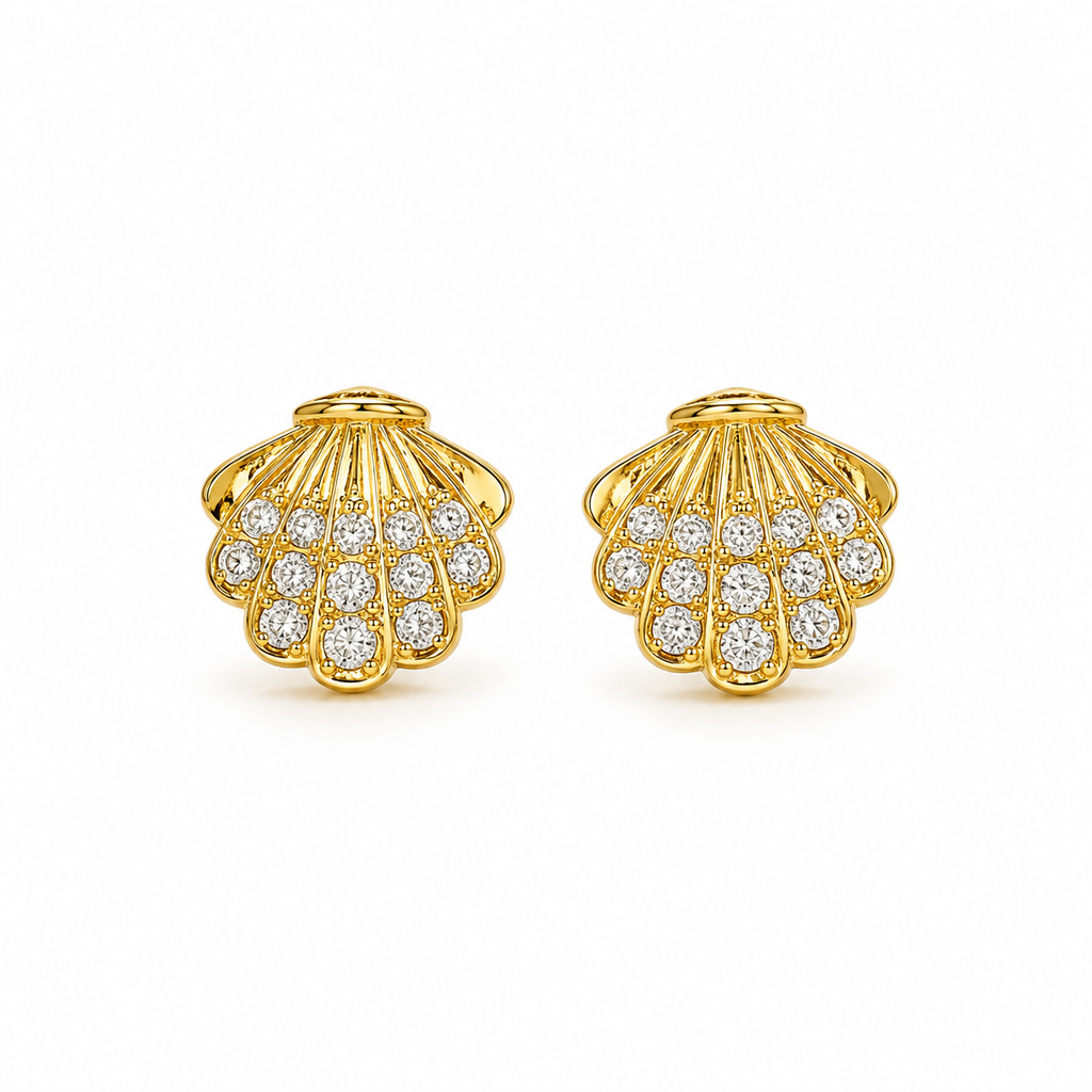 Mini shell earrings