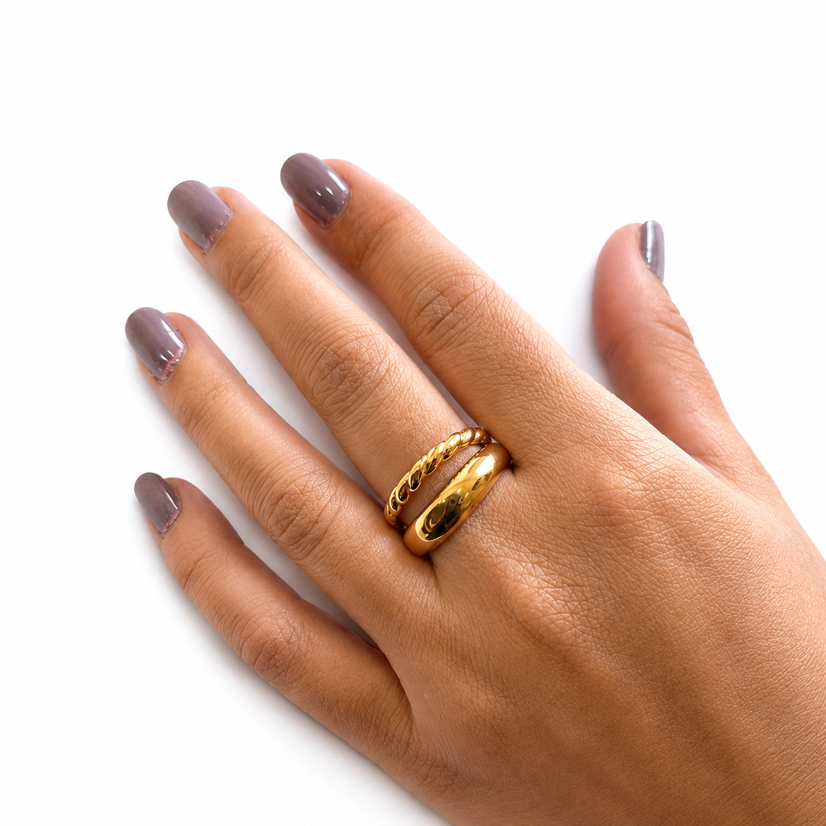 plain & Twist Ring