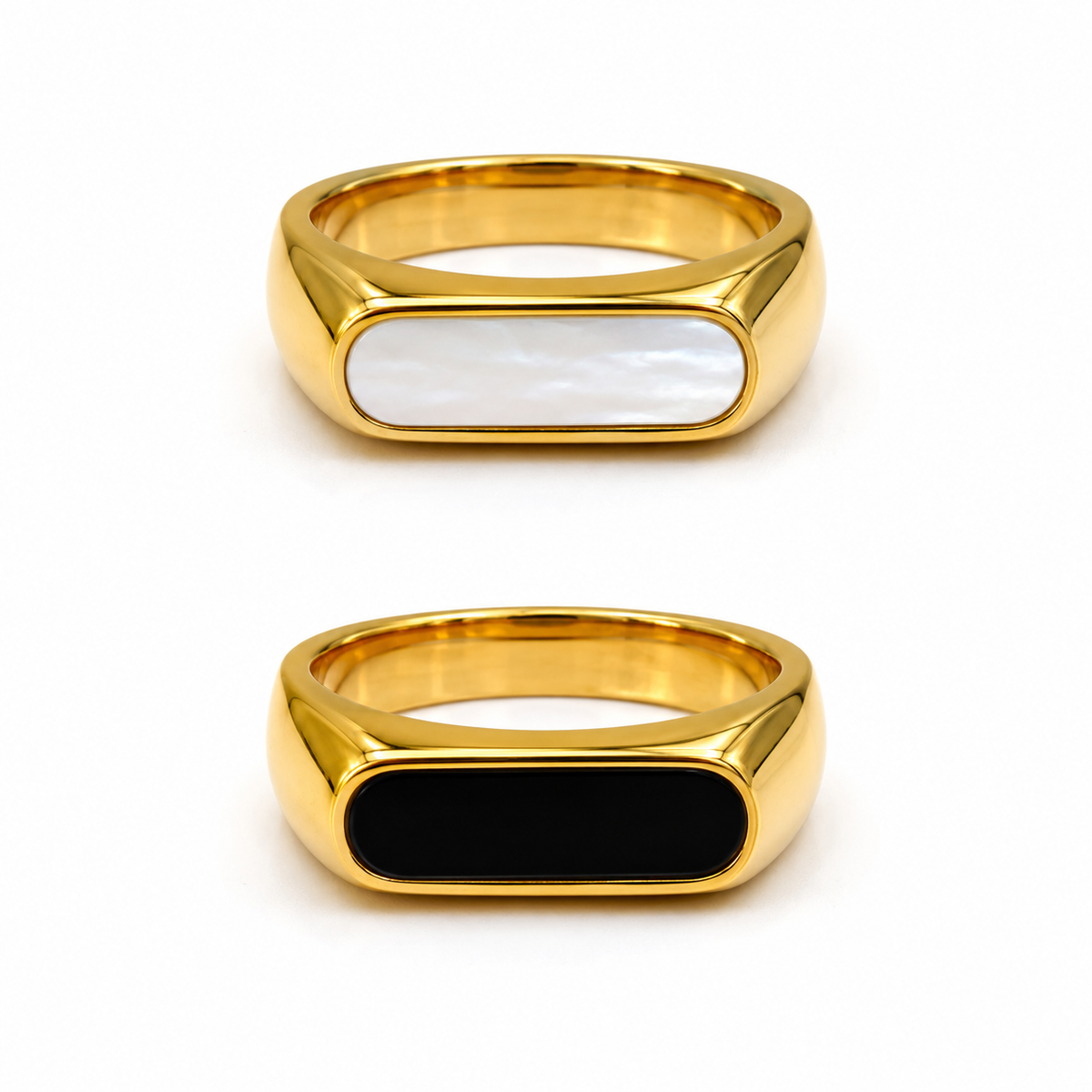 Bar Gold Plated Ring