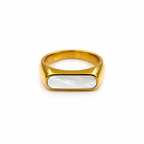 Bar Gold Plated Ring