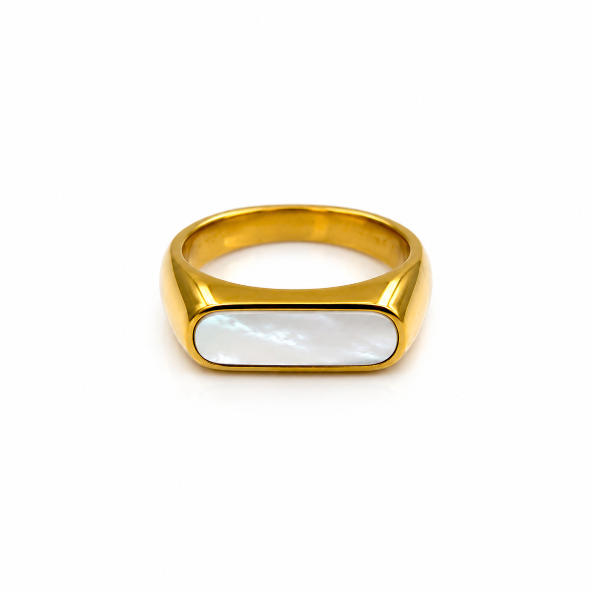 Bar Gold Plated Ring