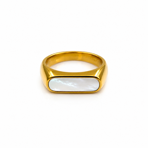 Bar Gold Plated Ring
