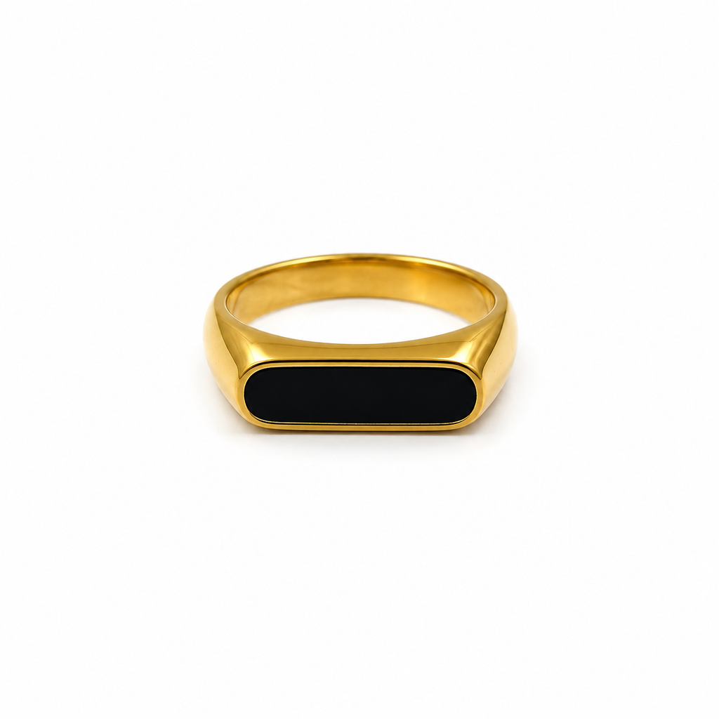 Bar Gold Plated Ring