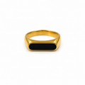 Bar Gold Plated Ring
