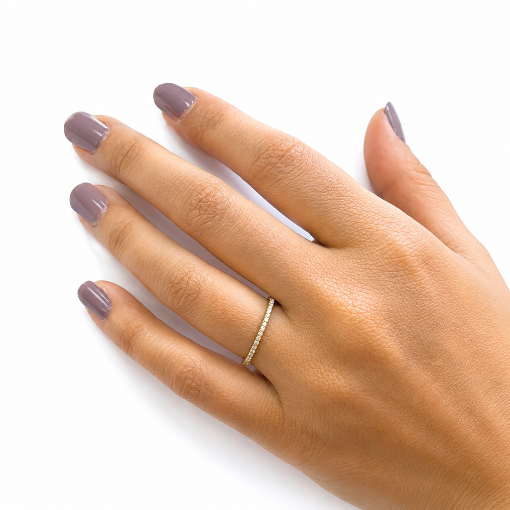 Slim Stone Ring