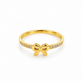 Bow Stone Ring
