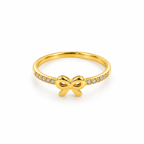 Bow Stone Ring