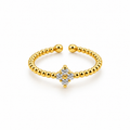 Adjustable Flower Ring