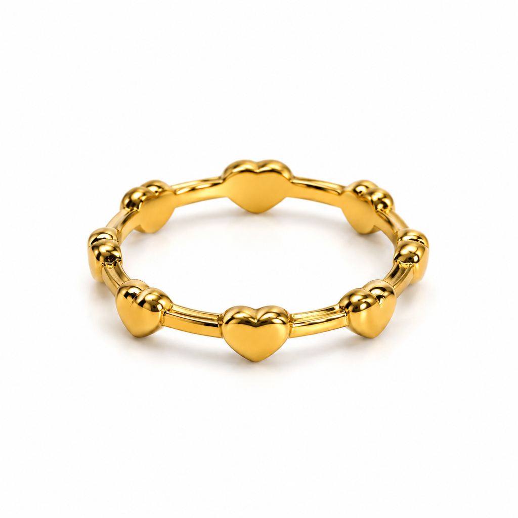 Heart Band Ring