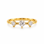 Square stone Ring
