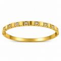Square Gold Stone Bracelet