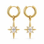 Nova Crystal Hoops