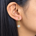 Nova Crystal Hoops