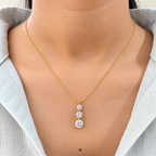Trinity Drop Necklace