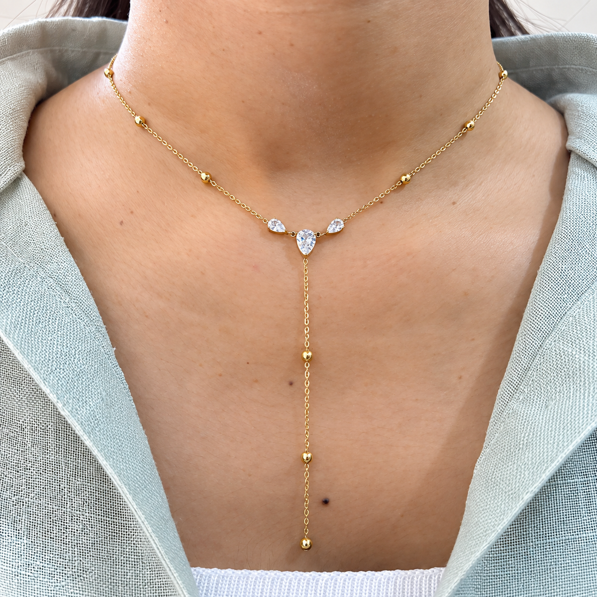 Starlit Drop Necklace