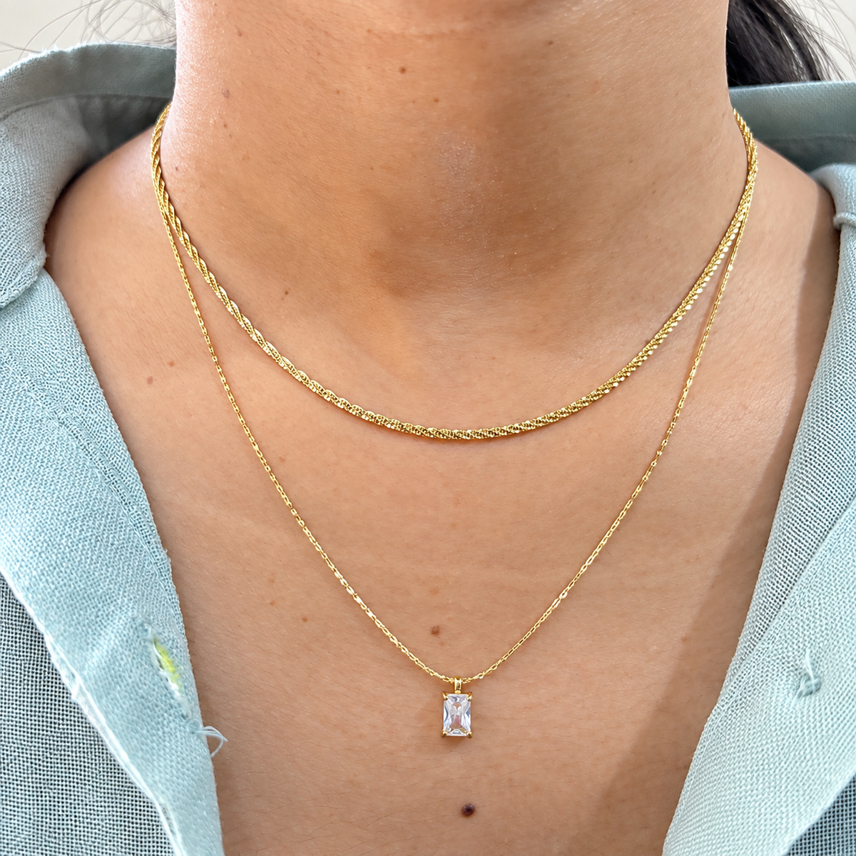 Duo Spark Necklace