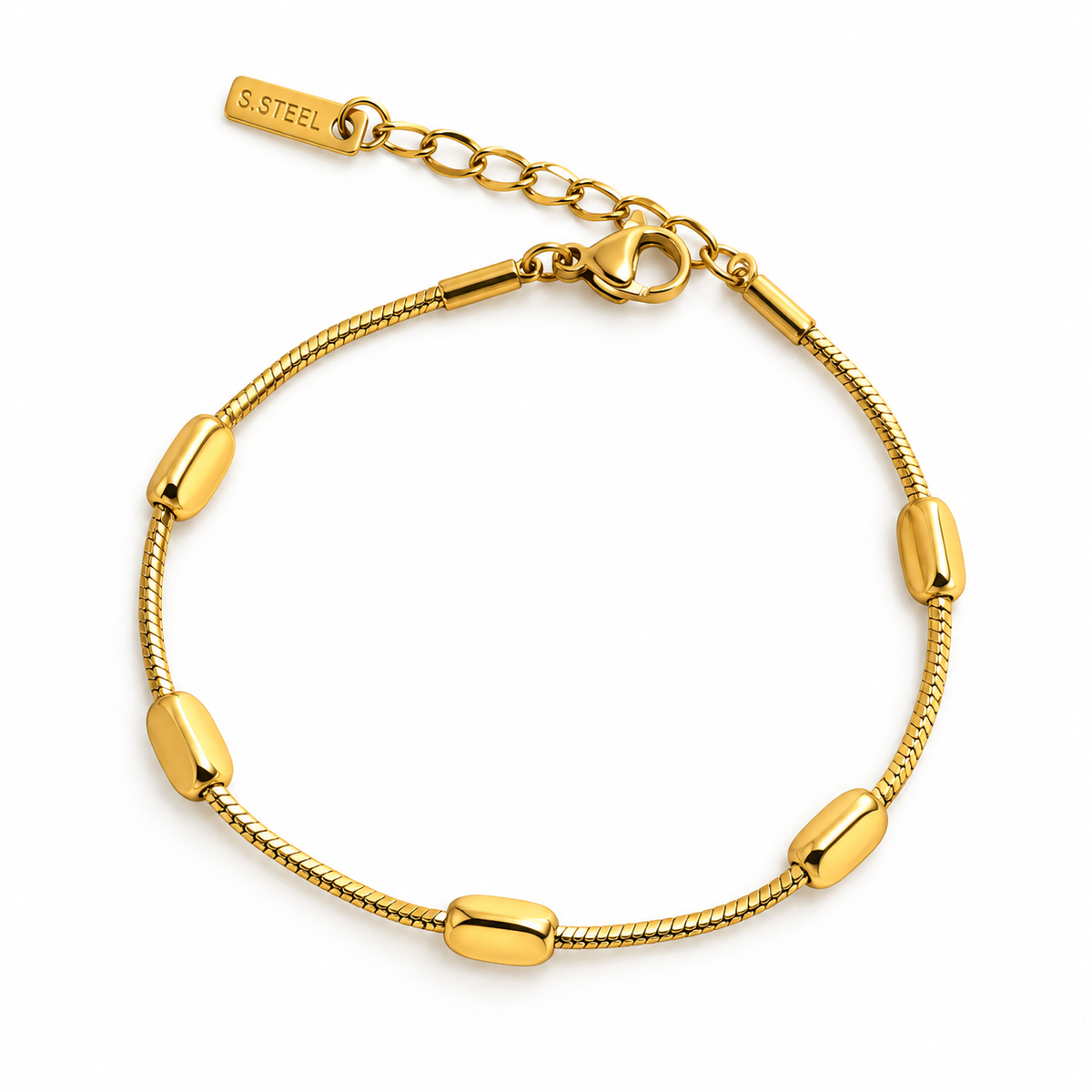 Gold Bead Bracelet