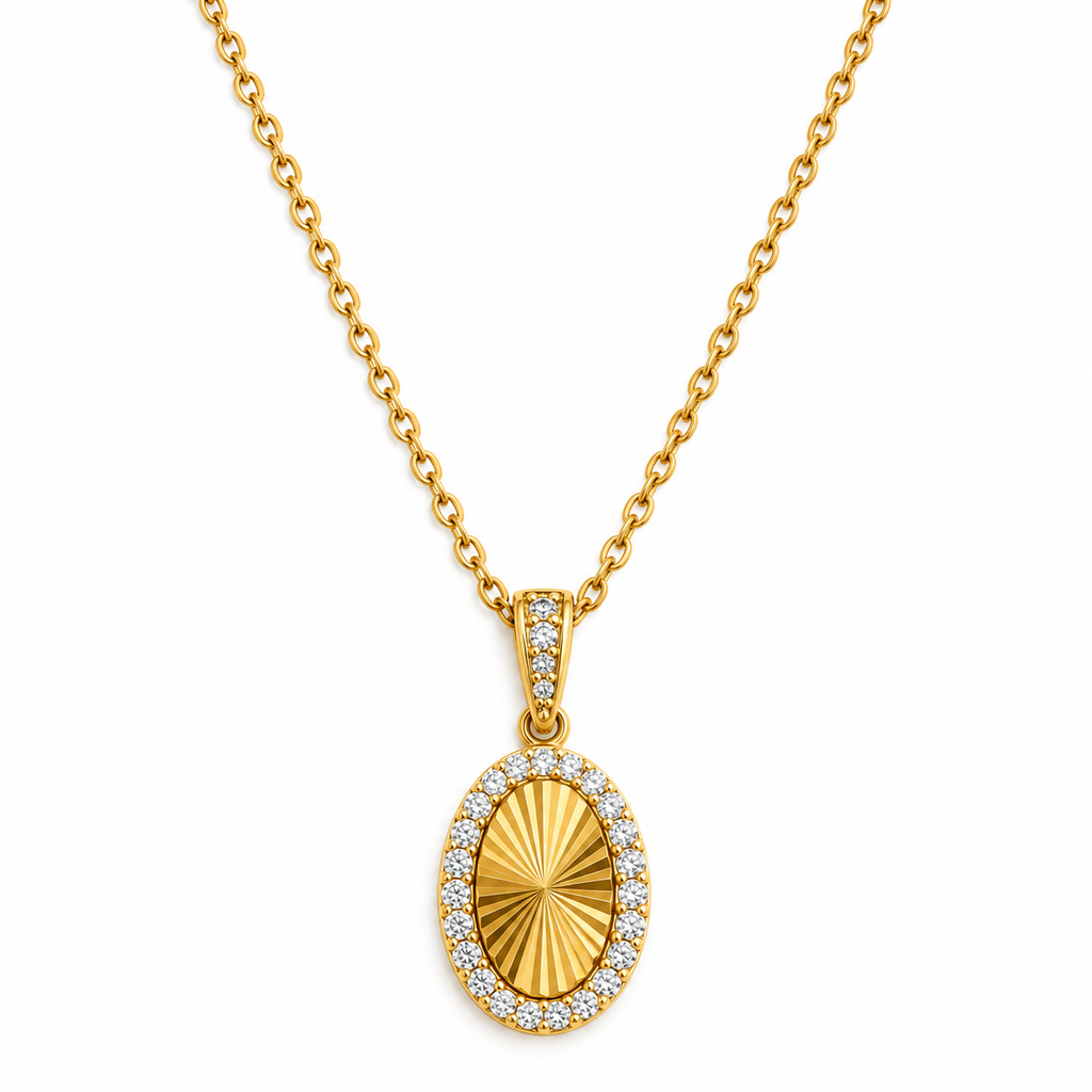 oval necklace