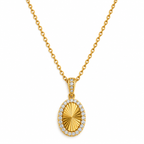 oval necklace