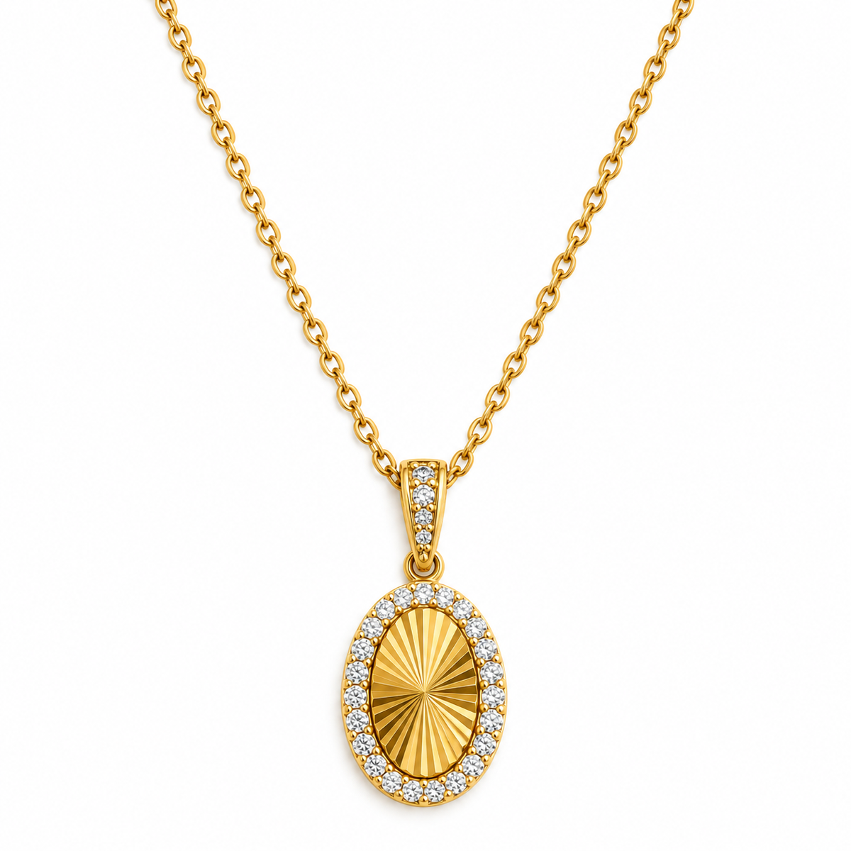 oval necklace