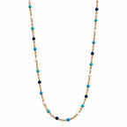 Beach enamel necklace