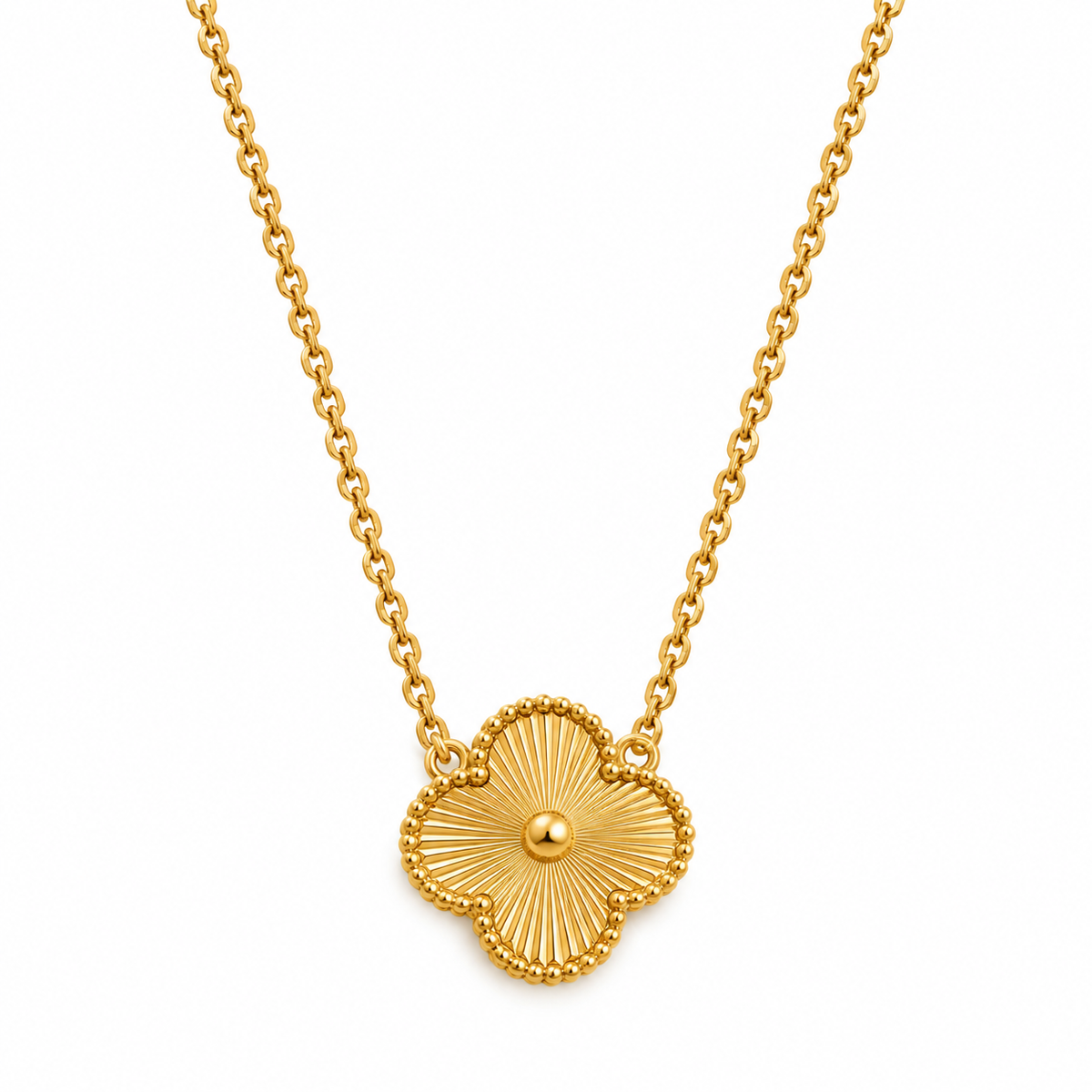 Gold Clover Necklace