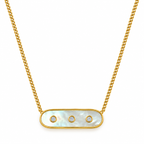 MOP 3 DOT Necklace