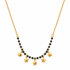 Star Black beads mangalsutra