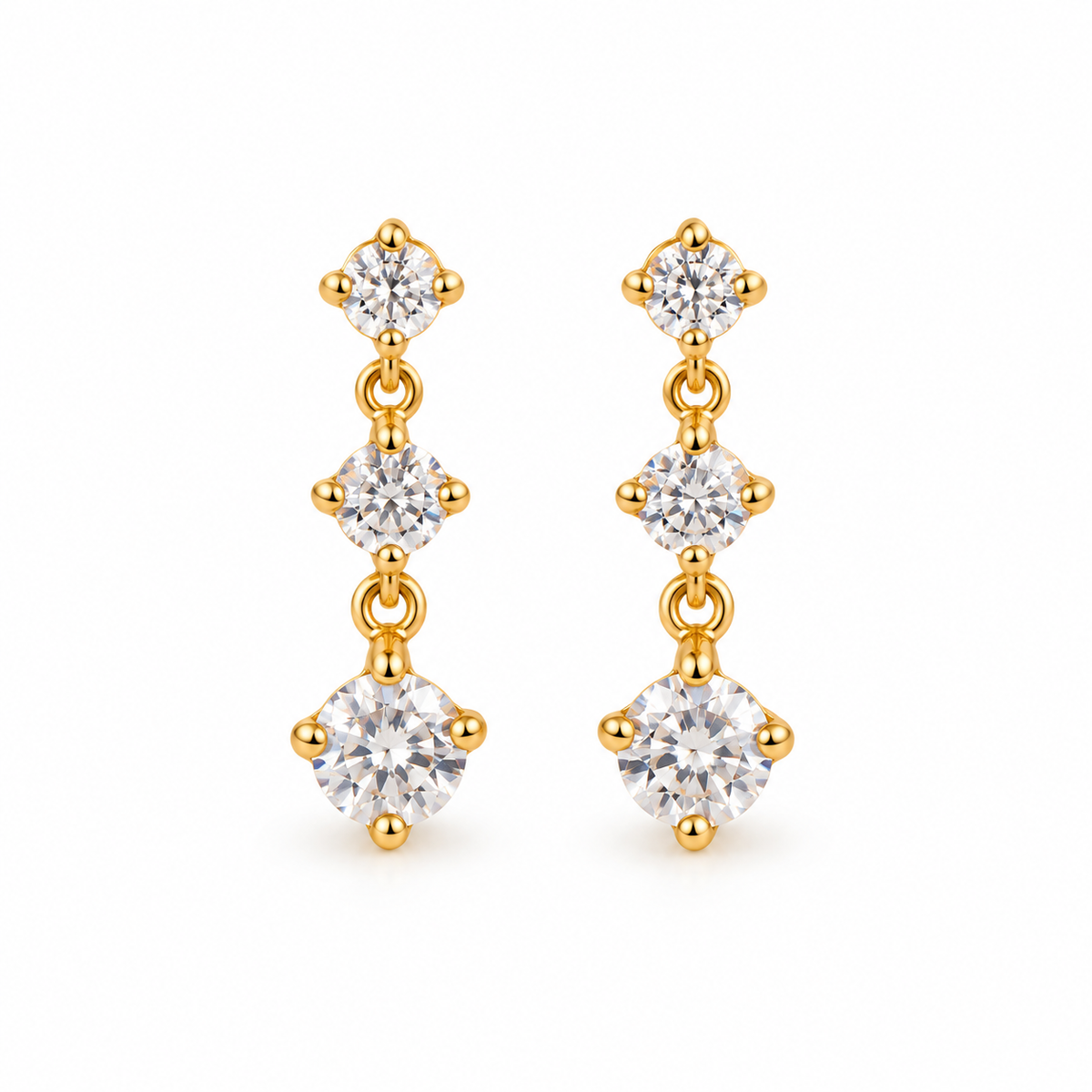 Three stones Studs