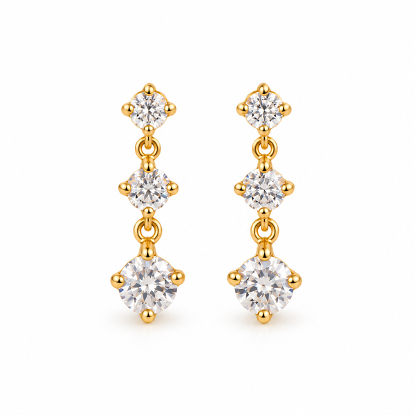 Three stones Studs