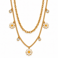Flowers Layered Necklace
