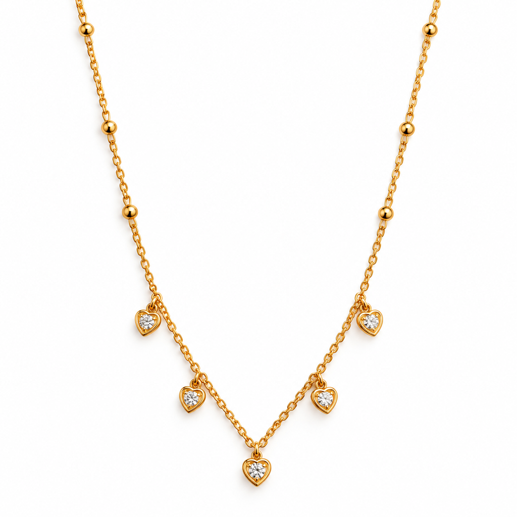Heart spark necklace