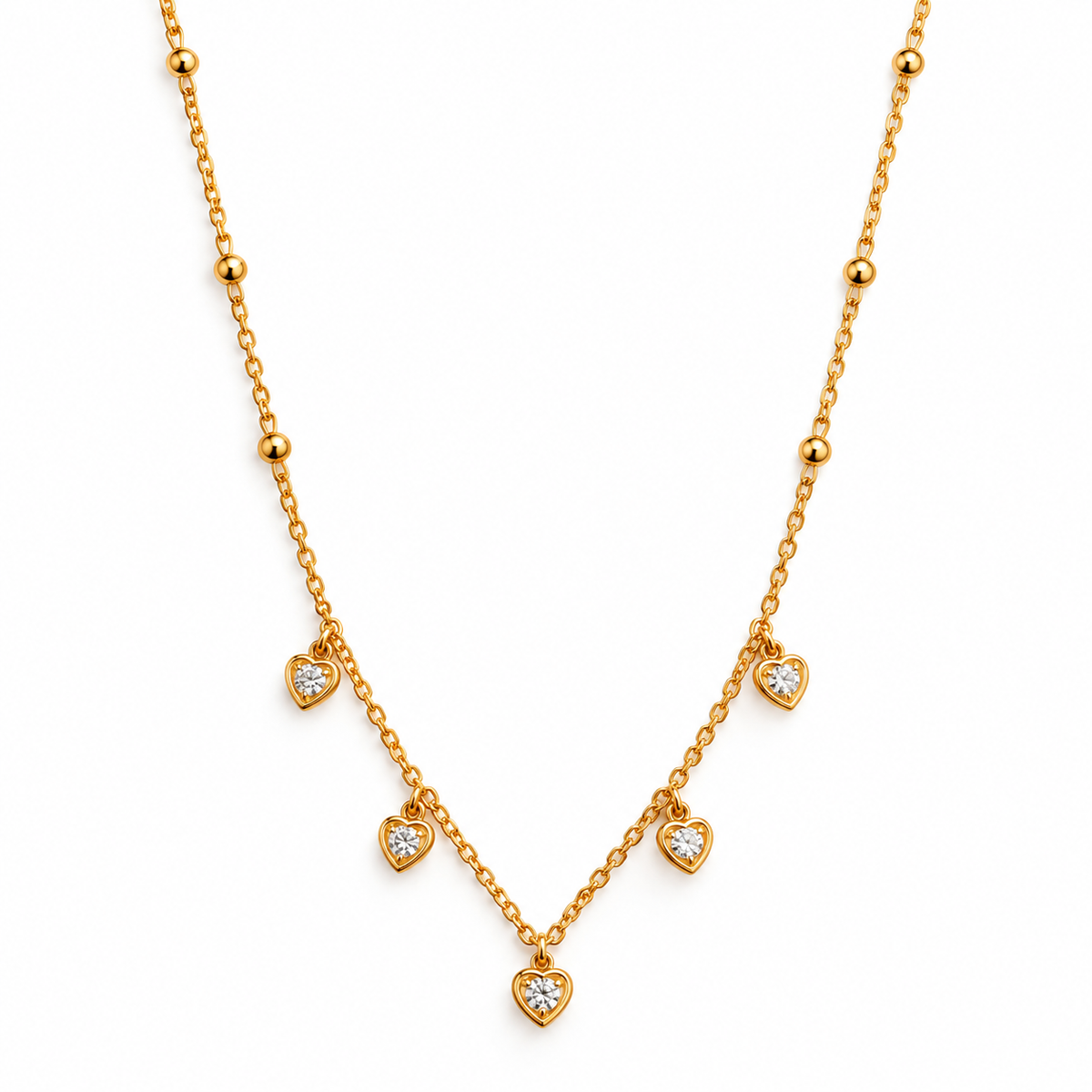 Heart spark necklace