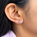 Lumi Silver hoops