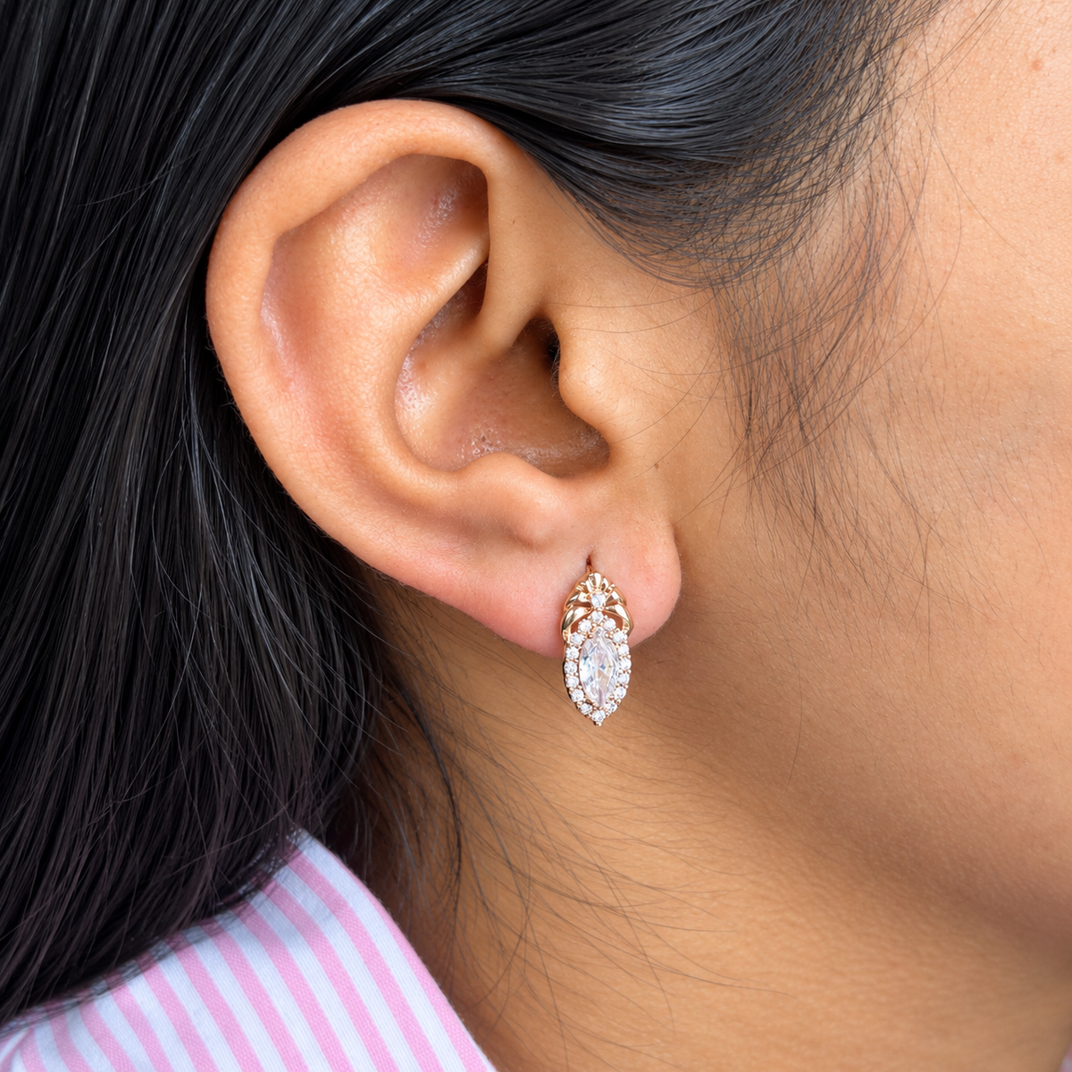 Royal Petal hoops