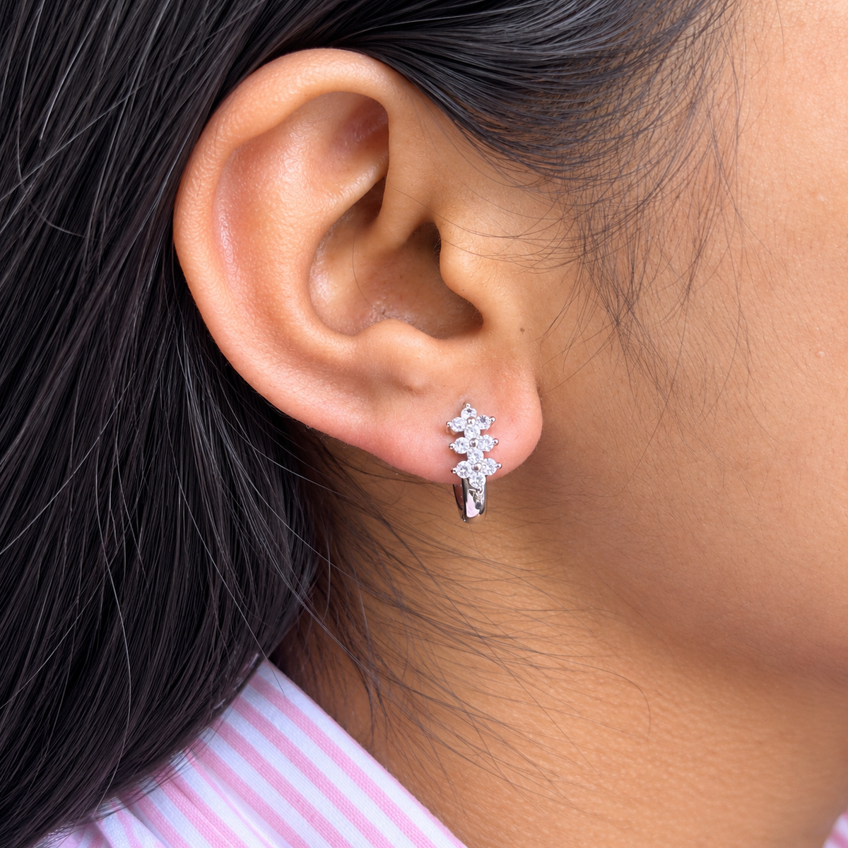 Stellar Bloom Hoops