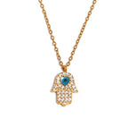 Hamsa hand  Evileye Necklace