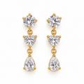 Amora Heart Drop Earrings