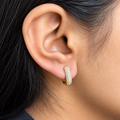 Bold Sparkle Hoops