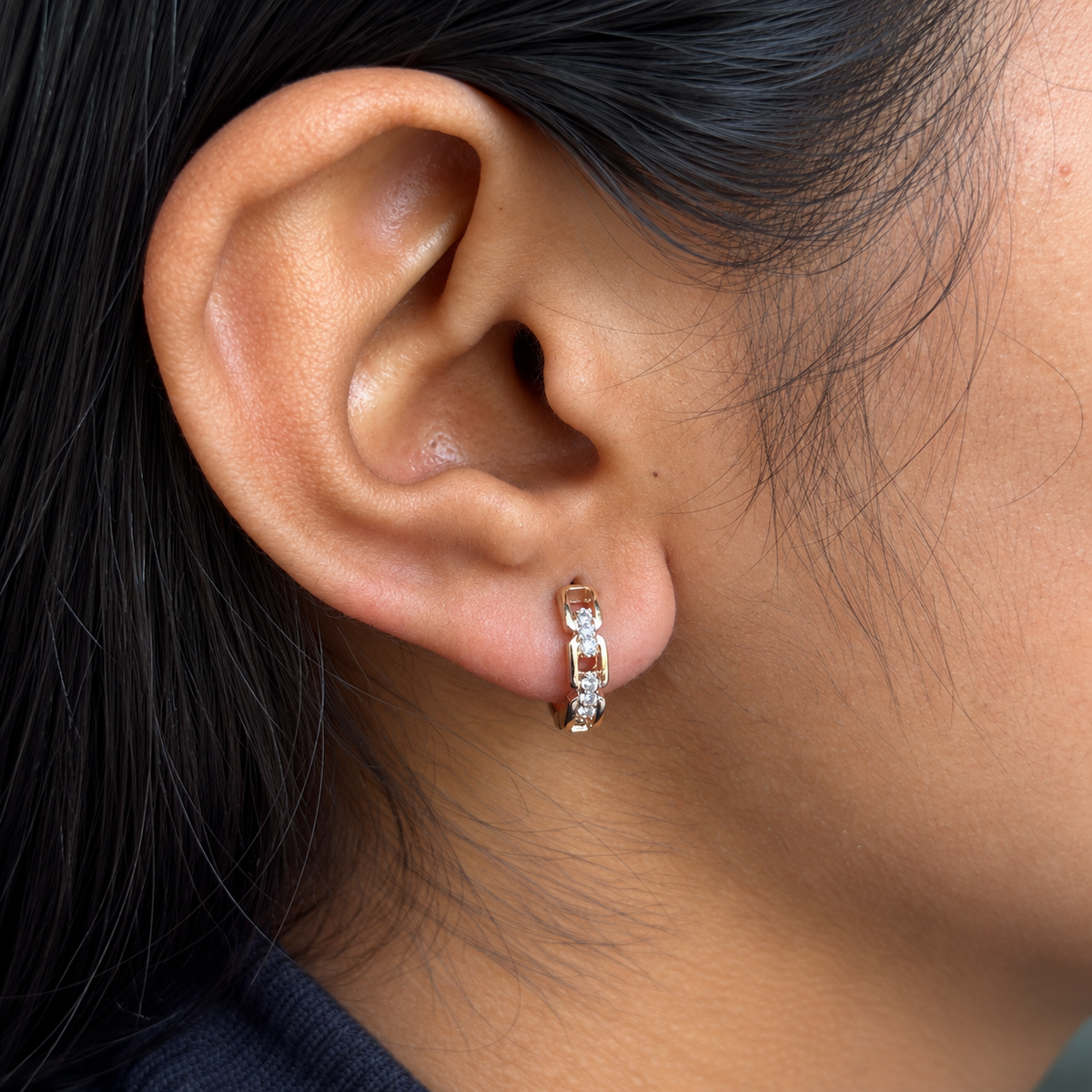 Twinkle Link hoops