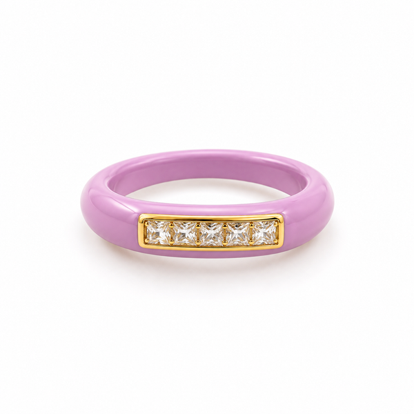 Purple Band Ring