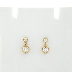 Heart STone Earrings